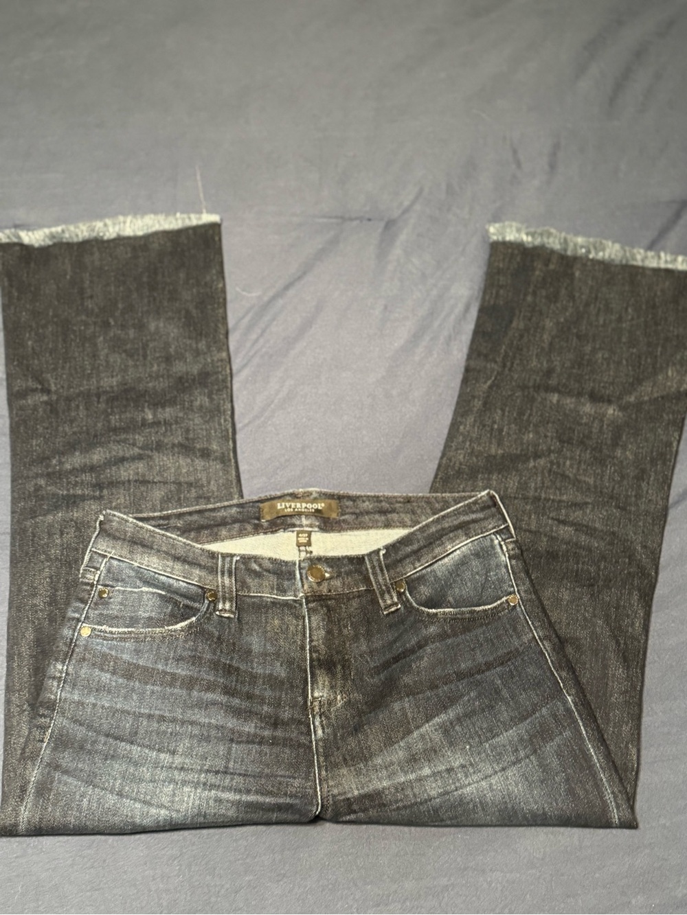 Liverpool Indigo Wash Straight Jeans